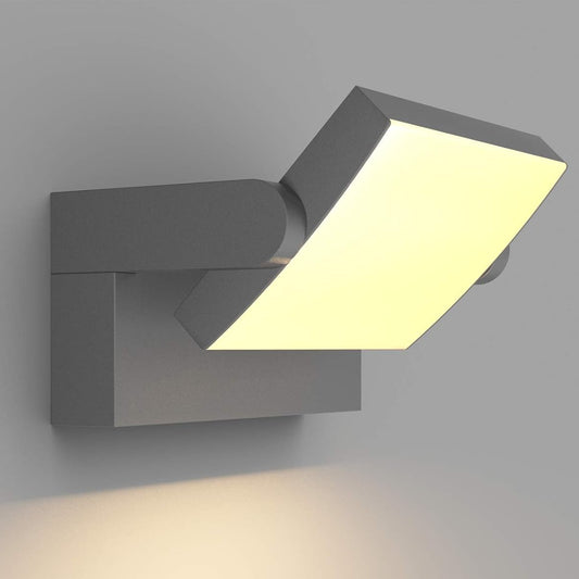 Klighten 24W LED Adjustable Waterproof Wall Light Dark Gray