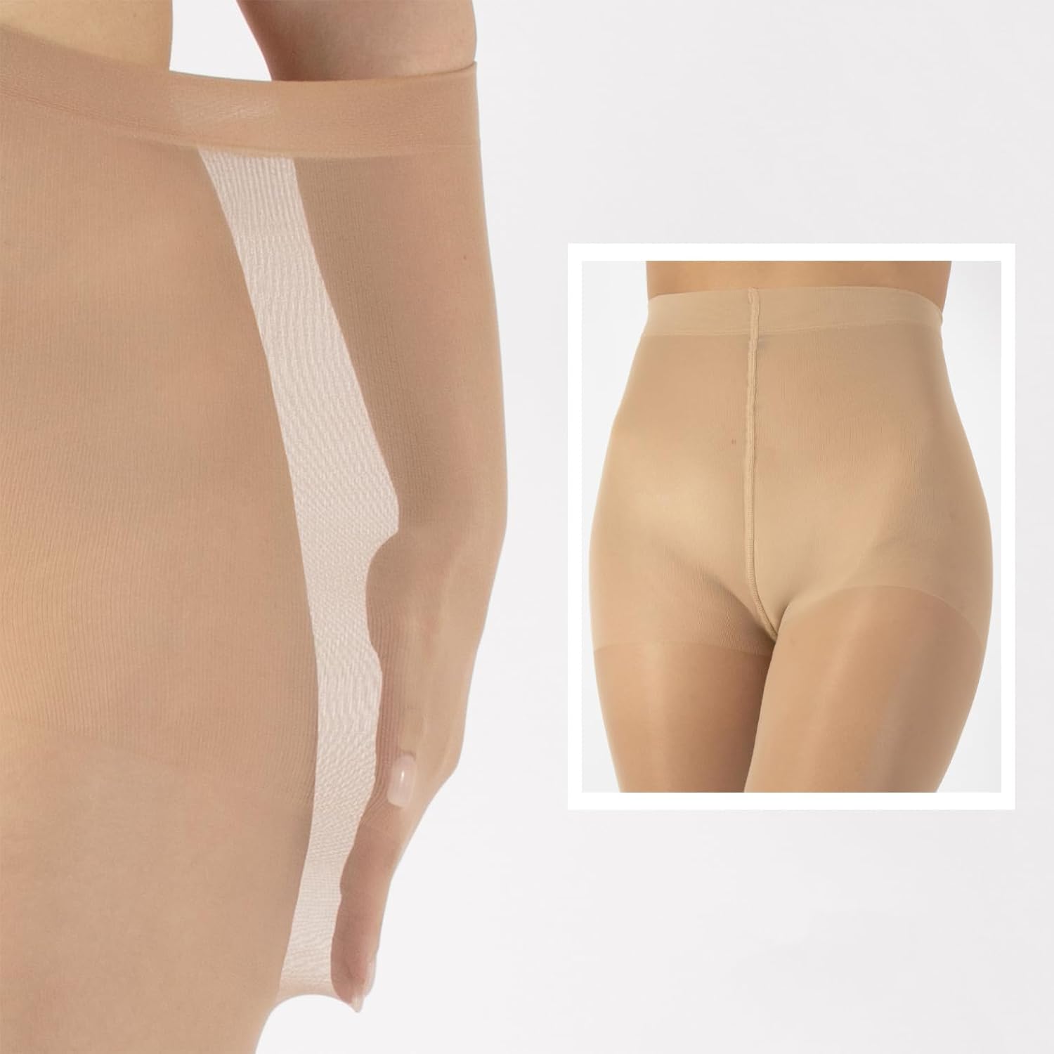 Calzeatali Women's 70 Denier Gradual Strong Support Tights Made in Italy