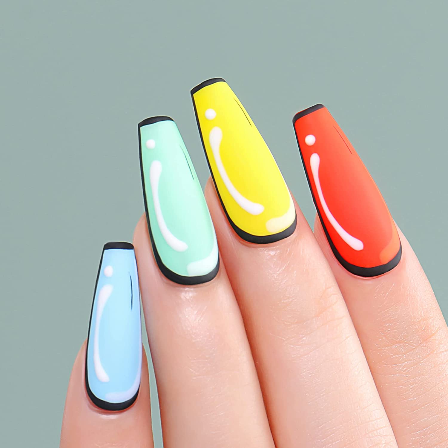 12-Color Summer Pastel Gel Nail Polish Kit 8ml Each