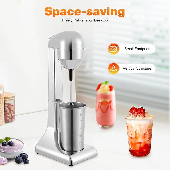 BEPER Electric Blender 500ml Stainless Steel 2‑Speed