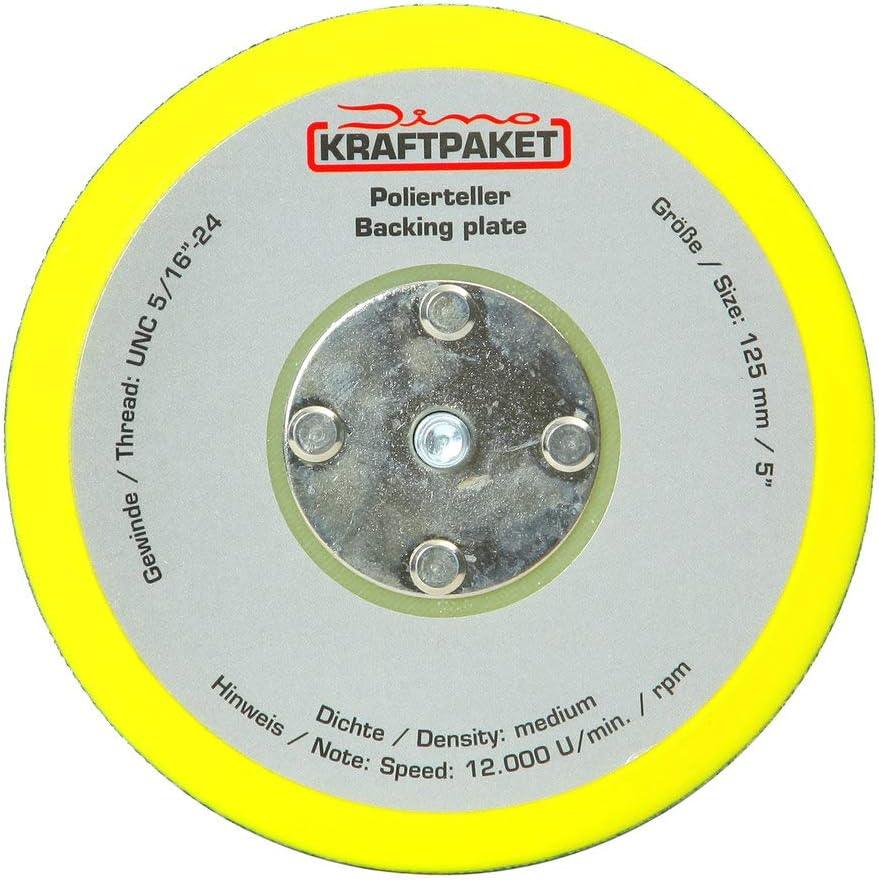 Dino KRAFTPAKET 9mm 650W Poliermaschine Set with Black Backing Plates - Gomix Brands Outlet