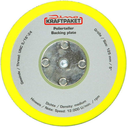 Dino KRAFTPAKET 9mm 650W Poliermaschine Set with Black Backing Plates - Gomix Brands Outlet