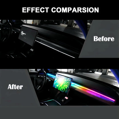 aakichi 110cm Car Ambient LED Strip Light K-4 LED DASHBOARD-1