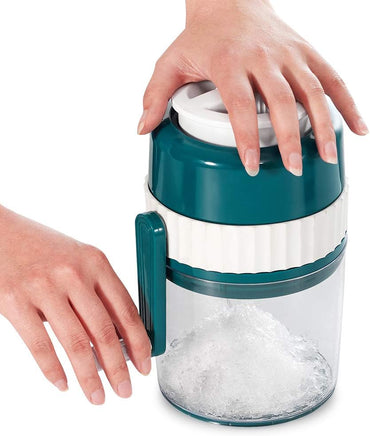 MANBA Portable Ice Shaver Snow Cone Machine with Three Blades