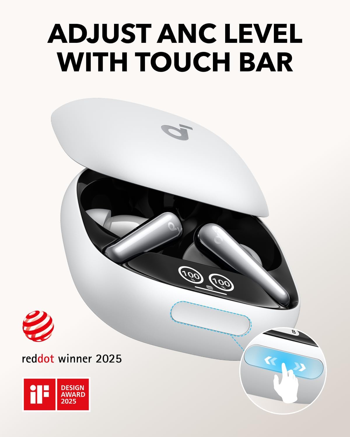 Anker Soundcore Liberty 4 Pro Wireless Noise Cancelling Earbuds