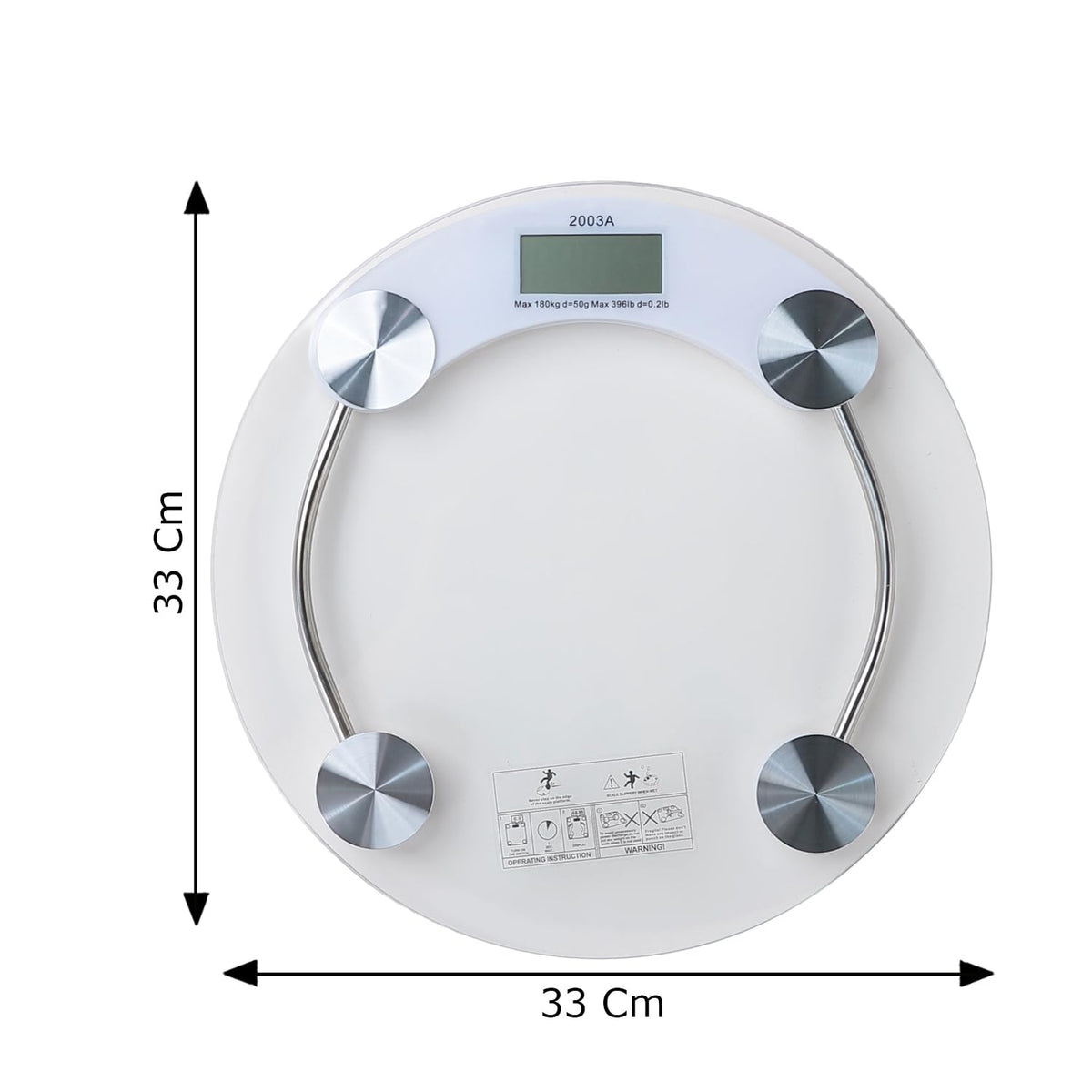 Kuber Industries Body Weighing Scale 180kg Transparent 20000000148385