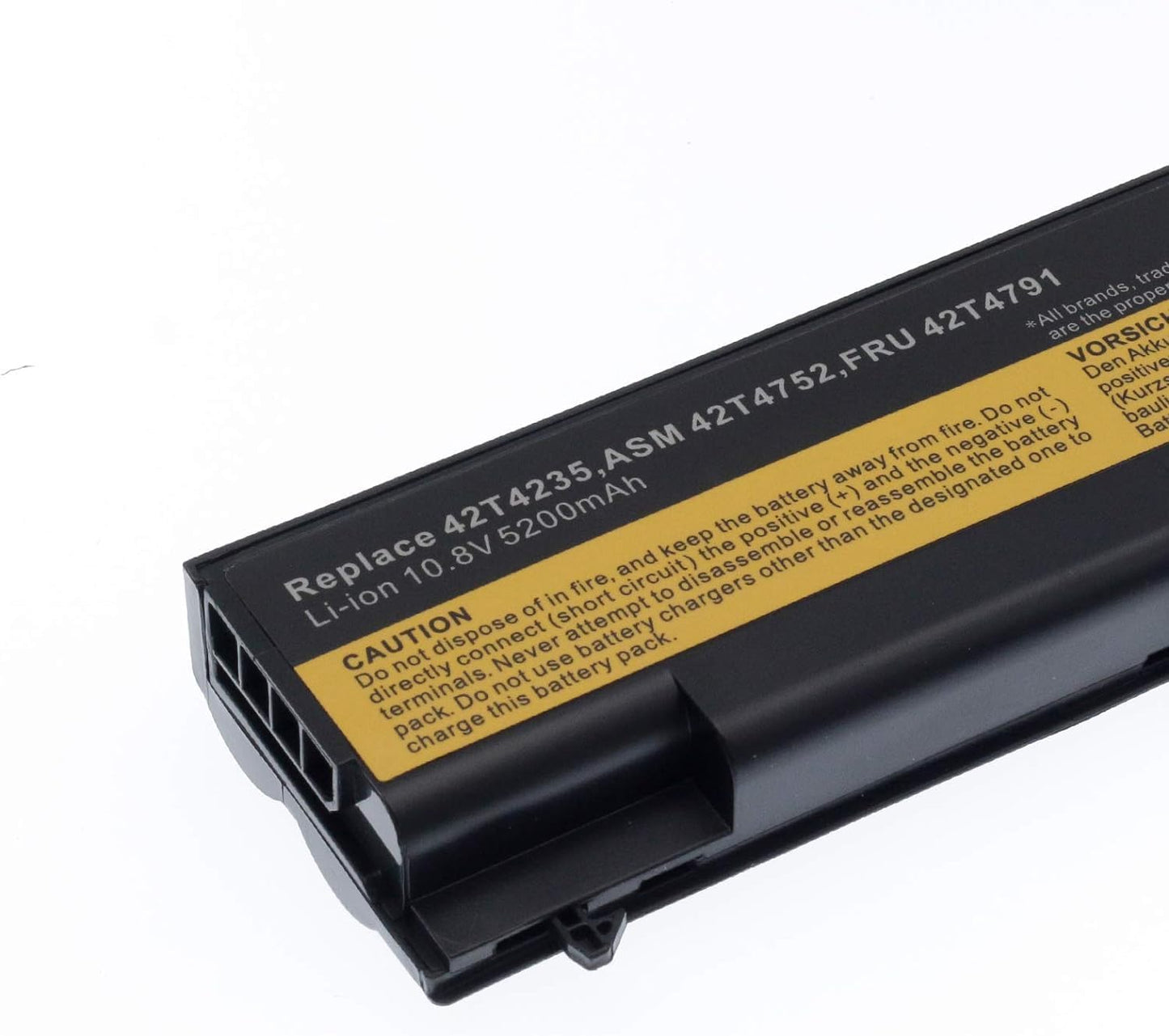 Replacement Battery 42T4235 10.8V 5200mAh Laptop Battery for Lenovo ThinkPad