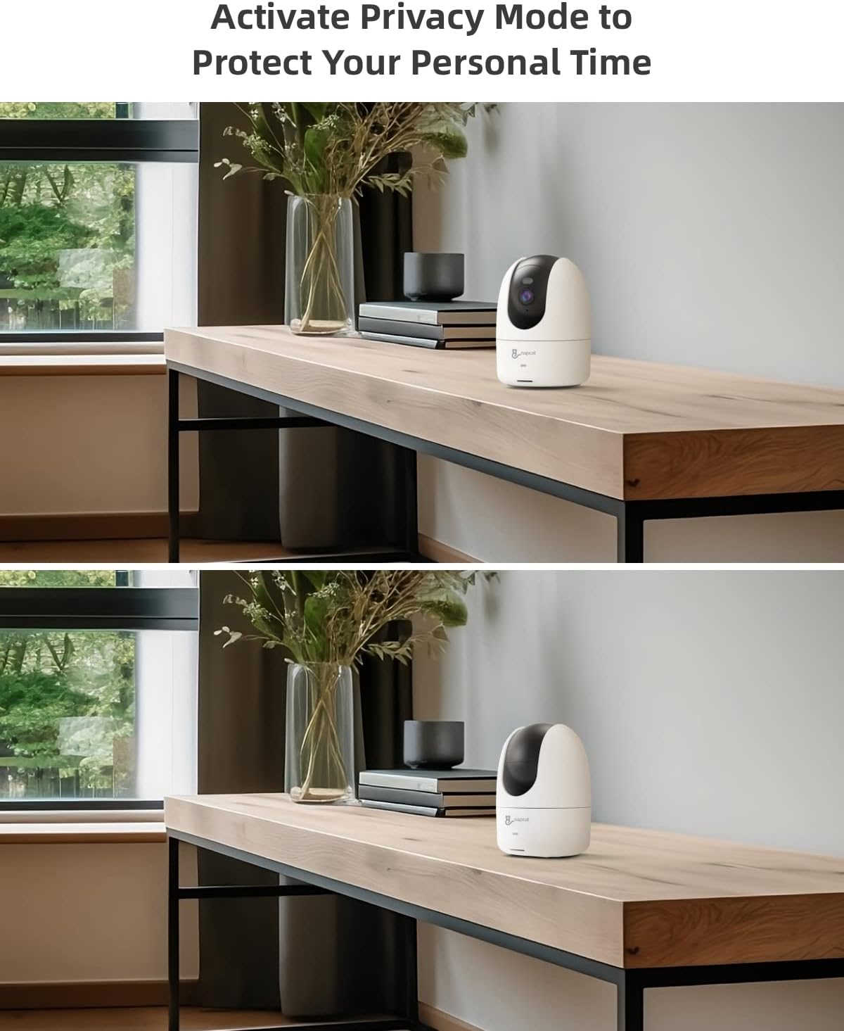 NAPCAT 4MP Indoor Security Camera with Pan Tilt AI Tracking
