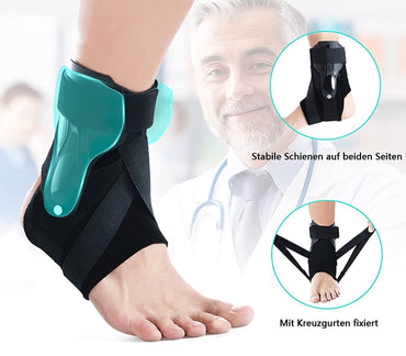 Premium Ankle Support Brace with Stabilizers for Injury Recovery and Pain Relief