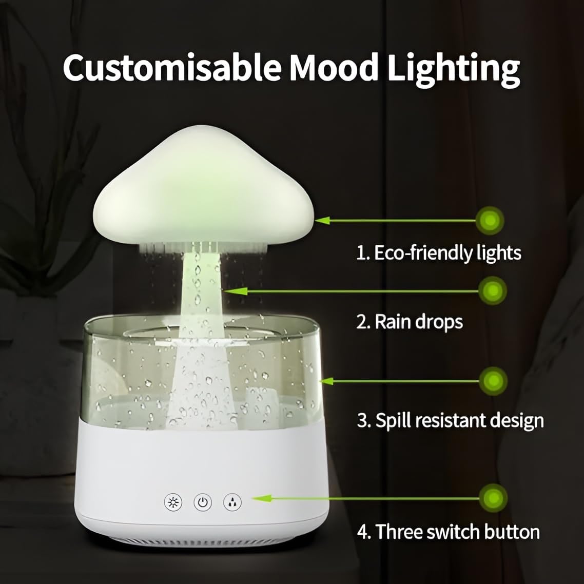 Oasis at Home Rain Cloud Diffuser CH08
