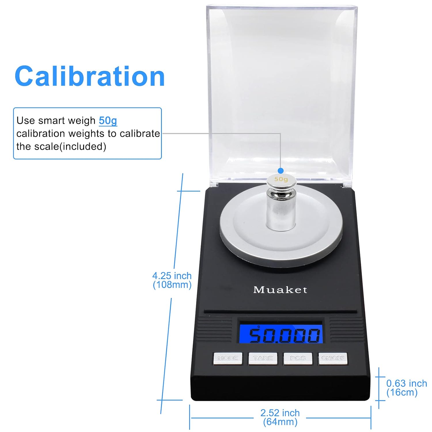 Accurate Digital Milligram Scales
