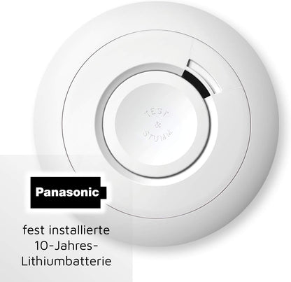 Ei Electronics Ei650 Smoke Detector: 10-Year Battery Life, Stand-Alone, White