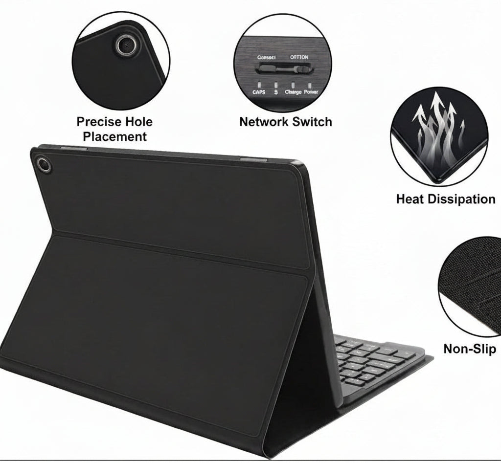 JADEMALL Max 11 Keyboard Case for Amazon Fire Max 11 Tablet 13th Gen 2023 11 Inch Wireless Bluetooth QWERTZ German with Sleep Wake