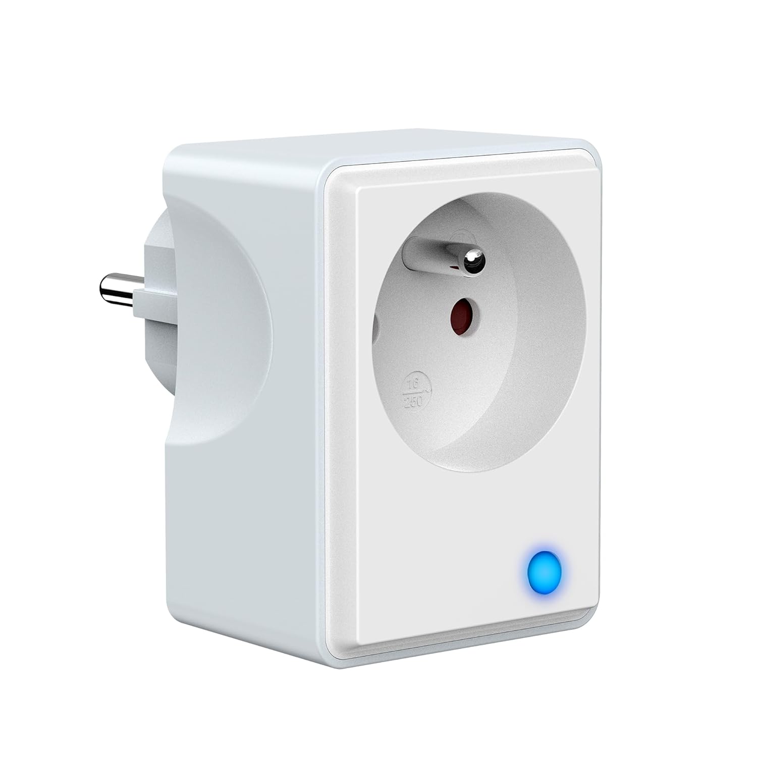 UCOMEN WiFi Smart Plug with Energy Monitoring, 16A White Grey