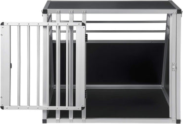EUGAD Aluminum Dog Transport Box for Car Travel - Secure, Durable, and Easy-Clean