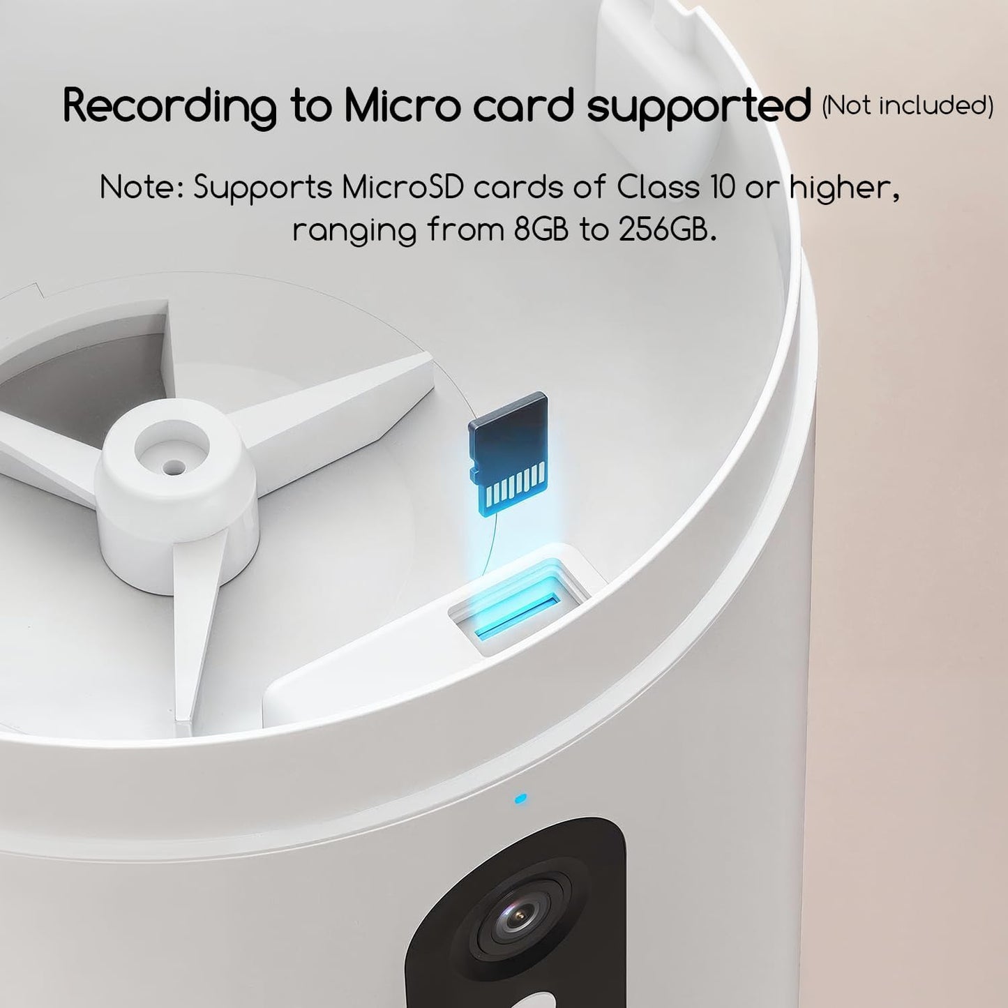 Faroro 4L Automatic Cat Feeder with 3MP Night‑Vision Camera