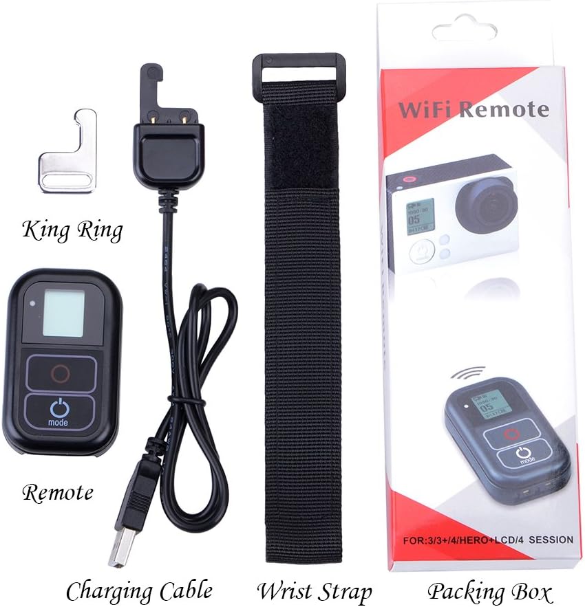 Suptig Waterproof Remote for GoPro Hero – 2m Depth, 50m Range