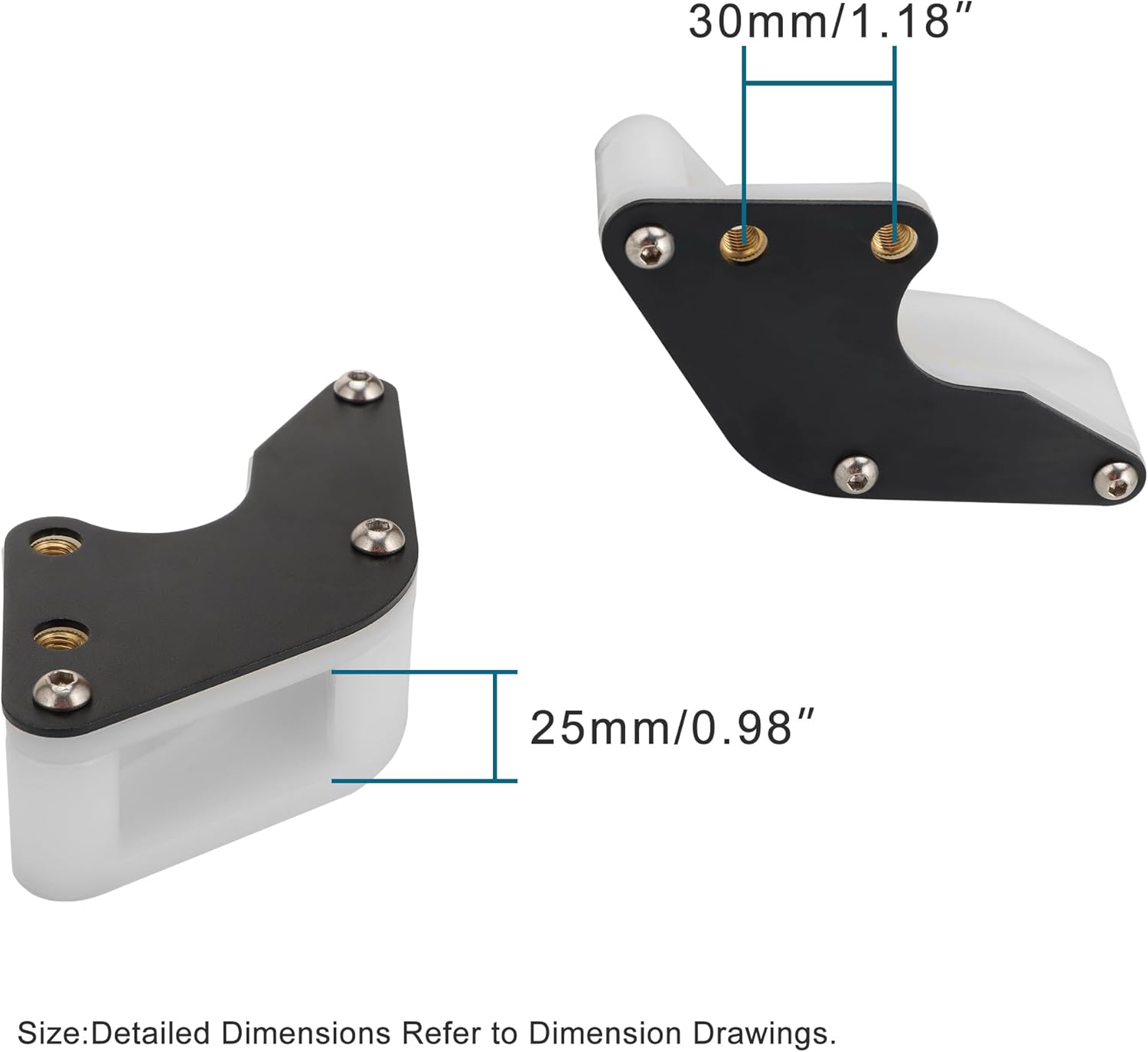 GOOFIT Black Plastic Chain Guard for 50-160cc Dirt Pit Bikes