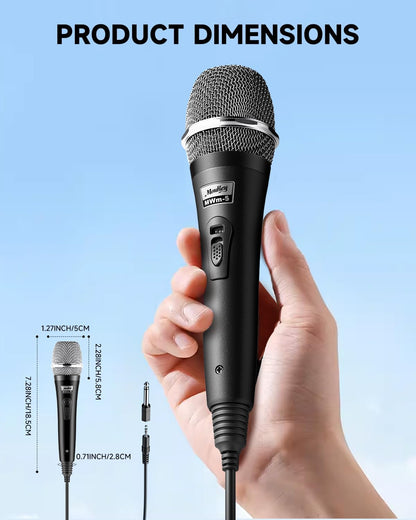Moukey MK0121 Dynamic Cardioid Handheld Microphone Black
