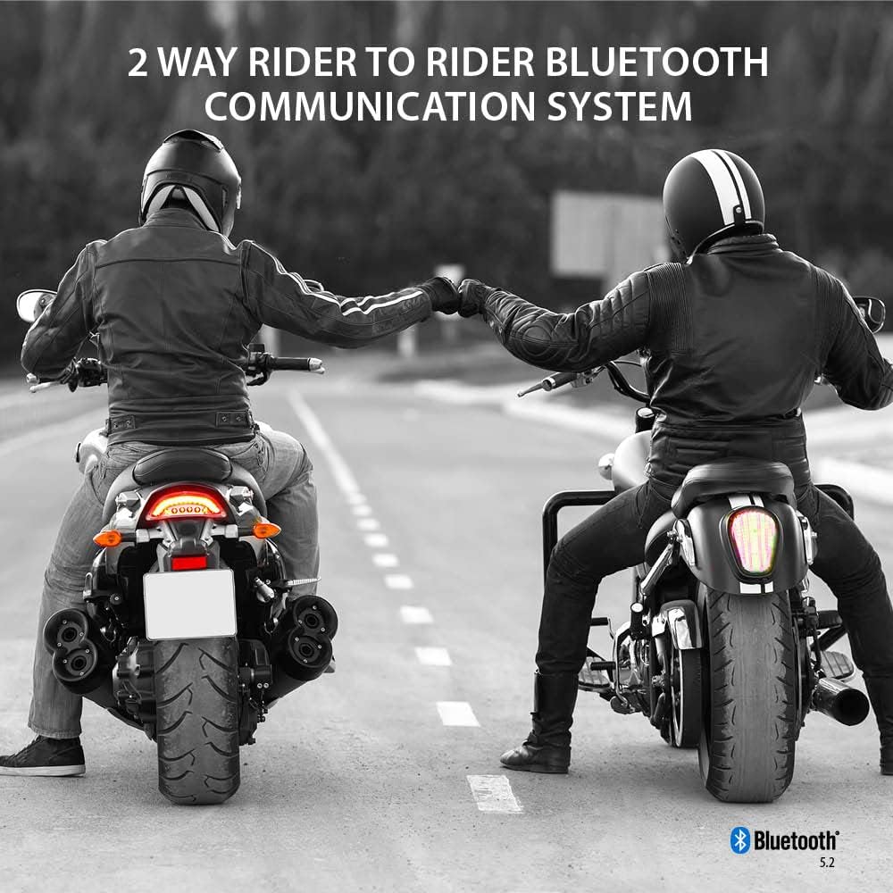 Cardo Spirit HD Dual Pack Bluetooth Motorcycle Intercom with FM