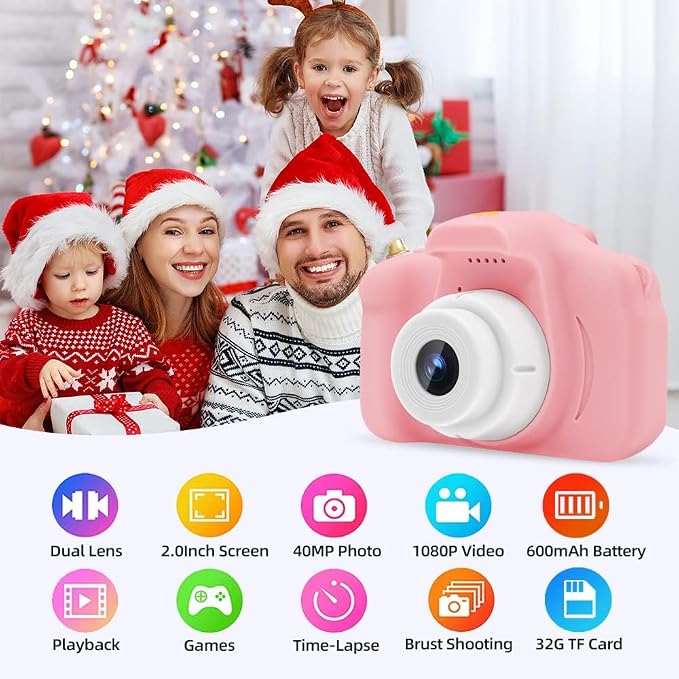 Children's Digital Camera Mini Portable Camera Rechargeable