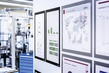 Durable Magnetic Info Frame A3 Black 5‑Pack for Metal Surfaces