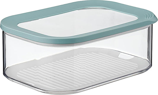 Mepal Modula Transparent Cheese Storage Box 2000ml Nordic Green