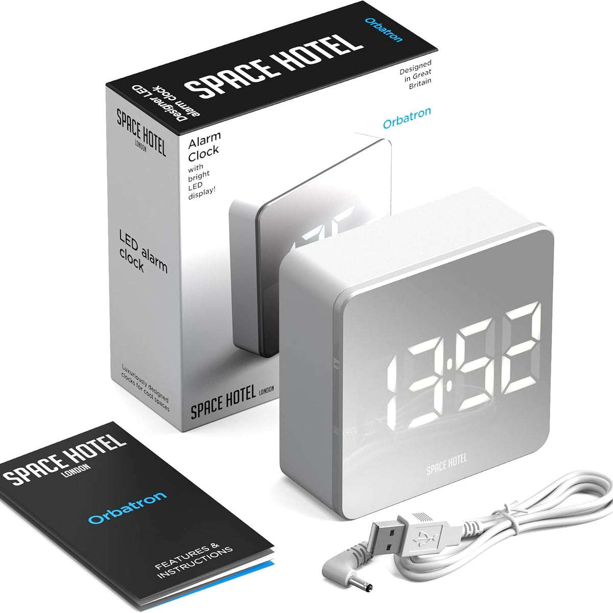 SPACE HOTEL SH-ORB Orbatron Digital Alarm Clock