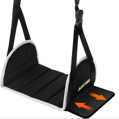 Adjustable Airplane Foot Rest Memory Foam Travel Hammock