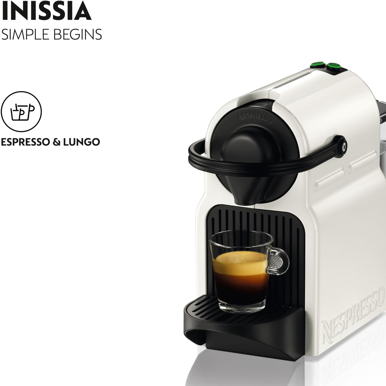Krups Nespresso Inissia XN1001 Compact Capsule Espresso Machine