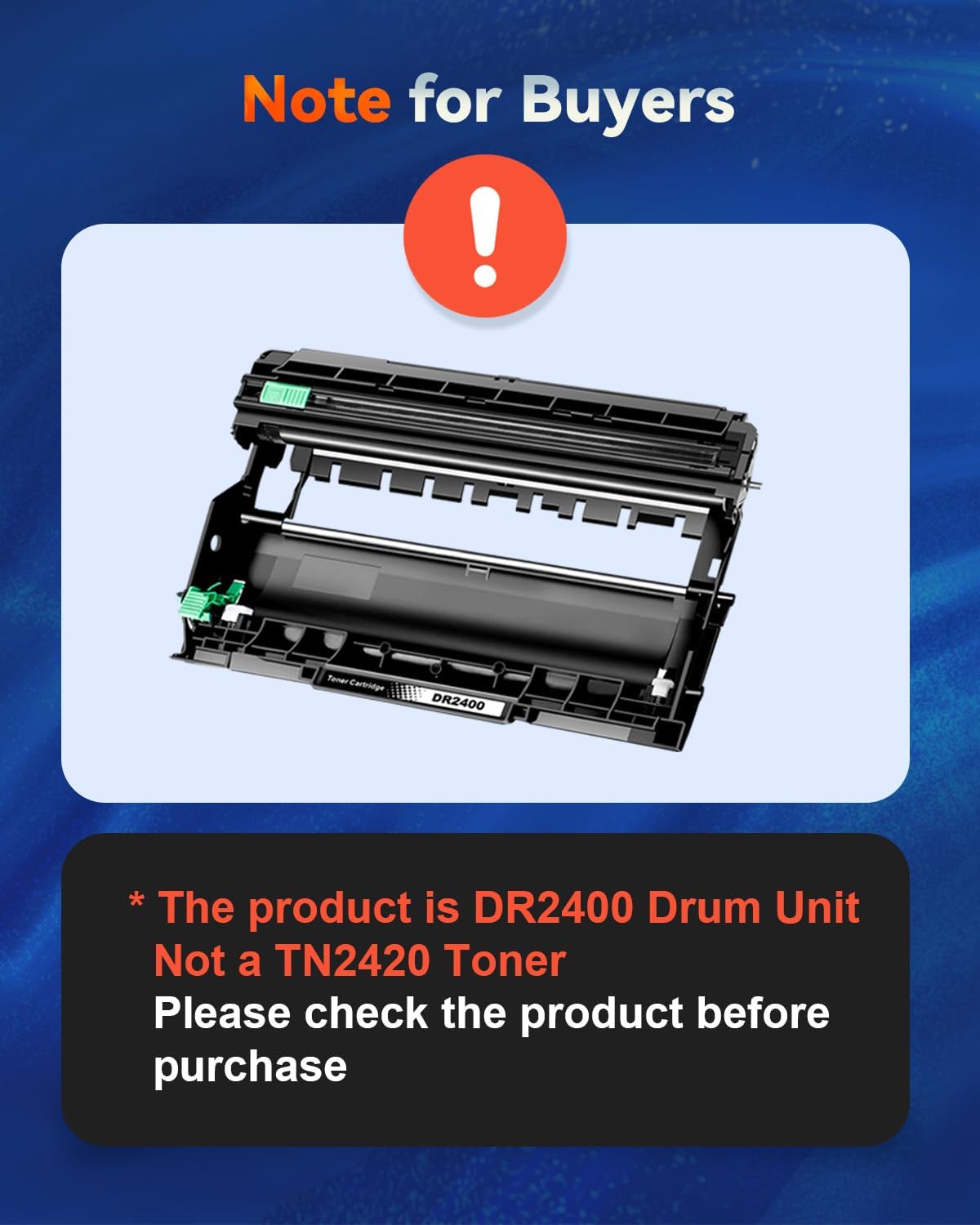Skydo DR-2400 Compatible Drum Unit for Brother Printers