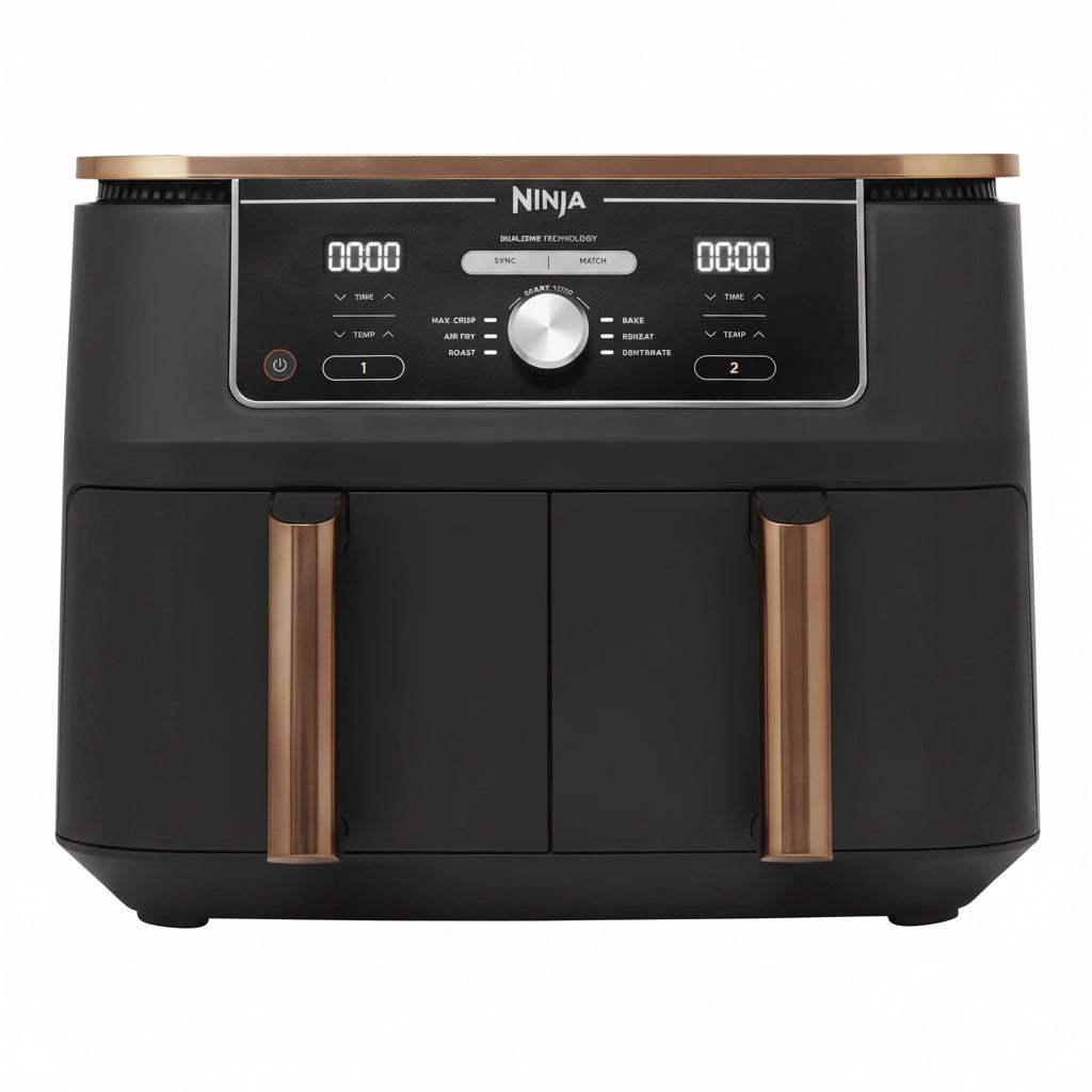 Ninja Foodi MAX Dual Zone Air Fryer 9.5L Copper/Black