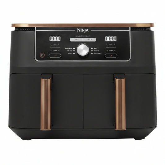 Ninja Foodi MAX Dual Zone Air Fryer 9.5L Copper/Black