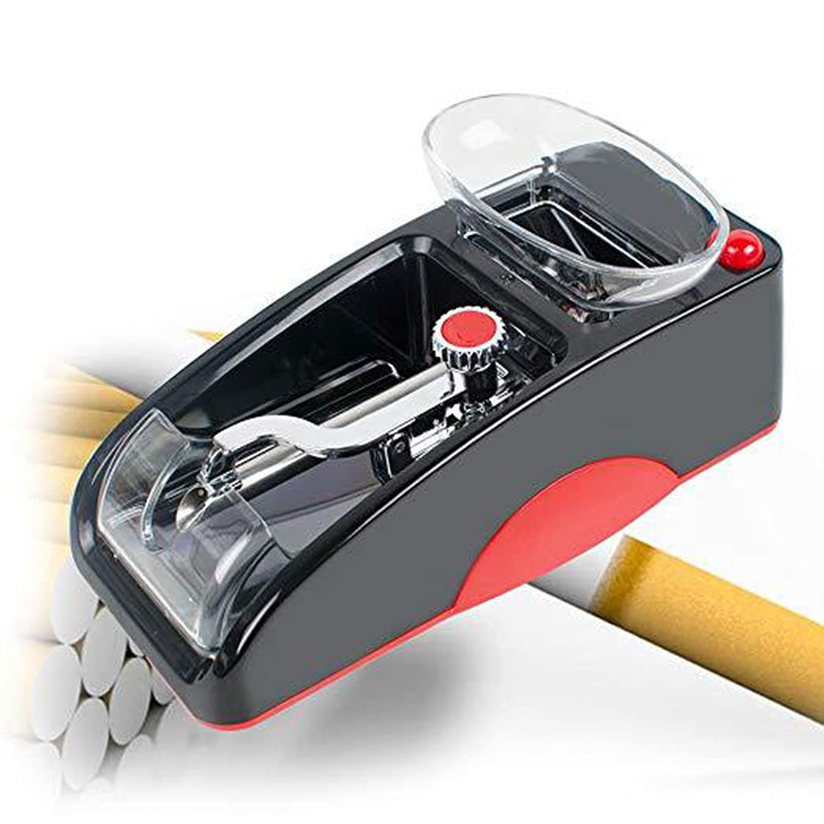 Hyzone Automatic Electric Cigarette Making Machine Small Household Red