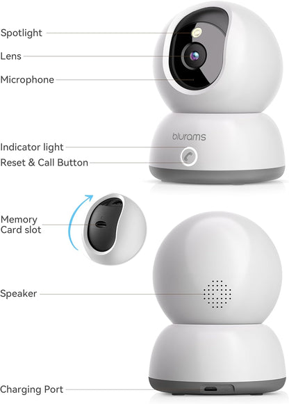 Blurams 2K Pet Camera