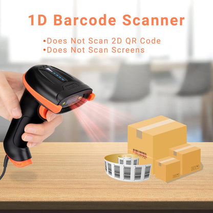 Tera L5100Y 1D Laser Wired Barcode Scanner – Fast Plug & Play USB