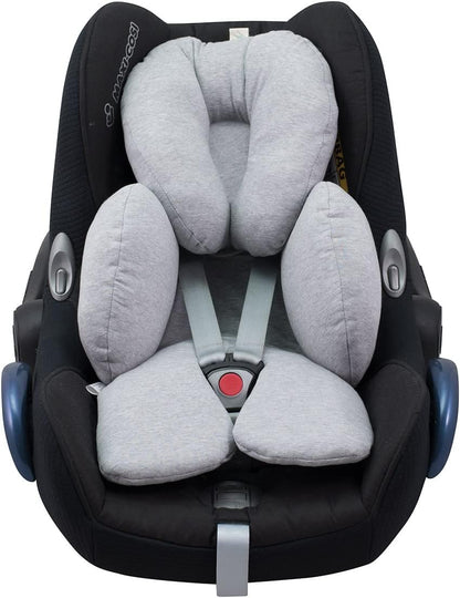 JYOKO Kids Universal Baby Seat Reducer | 100% Cotton Grey Stone