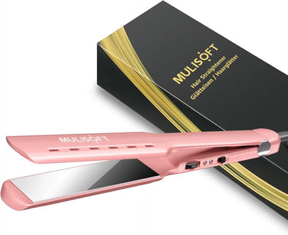 MULISOFT Compact Travel Hair Straightener with Nano Titanium Plates