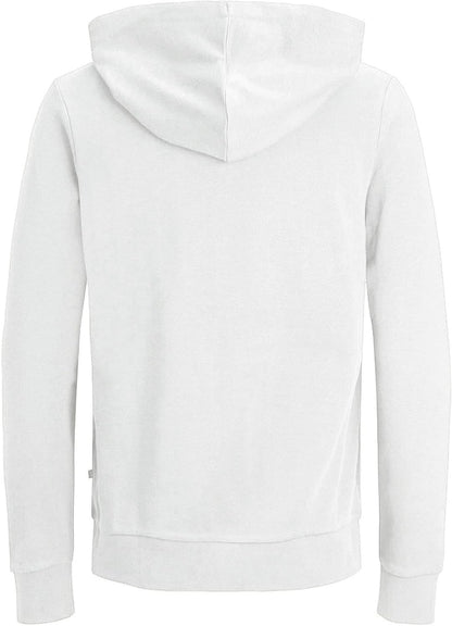 JACK & JONES Men's Zip Hooded Sweatshirt Soft Cotton Blend