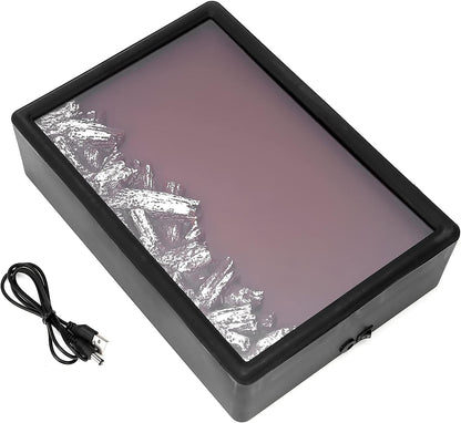 Super Bright Flameless LED Fireplace Lantern with 6‑Hour Timer