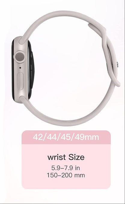 Mastten Silicone Watch Band for Apple Watch