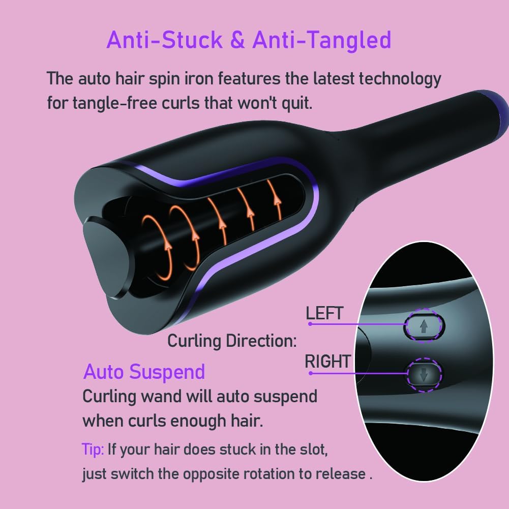 BEJARM XPRE325 Ceramic Automatic Curling Iron Black