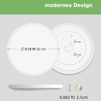 LED Ceiling Light with Radar Motion Sensor 19W 4000K IP44