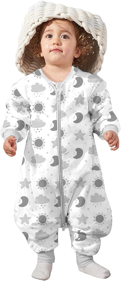 Lictin Organic Cotton Baby Sleep Sack with Feet 2.0 TOG