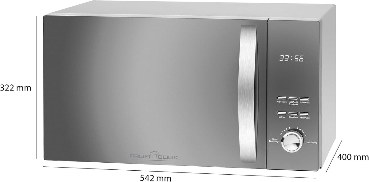ProfiCook PC-MWG 1176 H 3-in-1 Microwave Hot Air Grill 23L