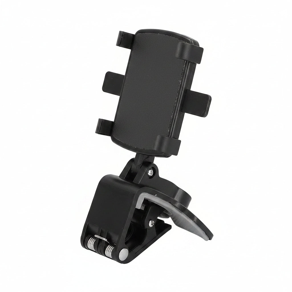 Universal Rotatable Car Phone Holder Stand Dashboard Sun Visor Clip