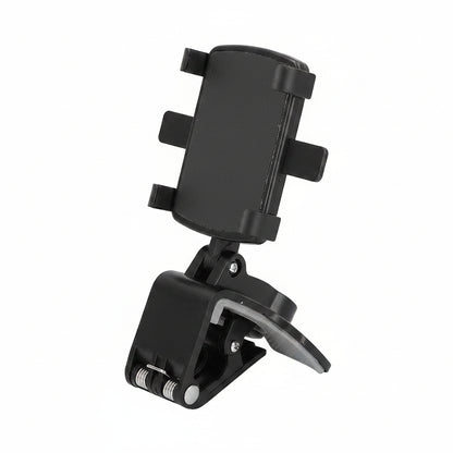 Universal Rotatable Car Phone Holder Stand Dashboard Sun Visor Clip