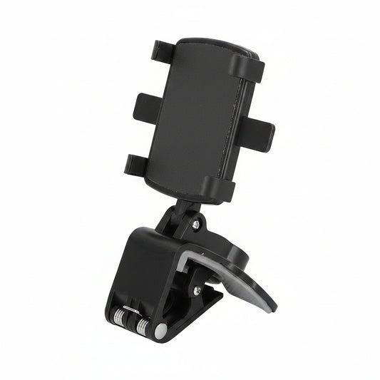 Universal Rotatable Car Phone Holder Stand Dashboard Sun Visor Clip
