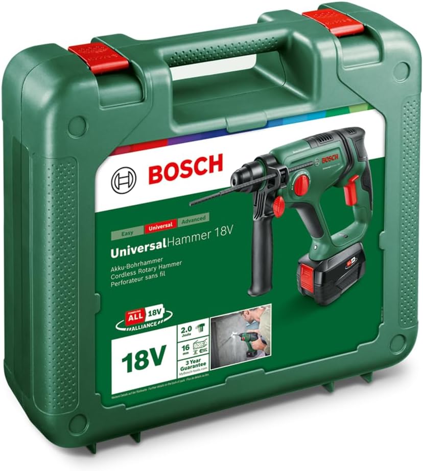 Bosch UniversalHammer 18V Cordless Rotary Hammer Drill with LED