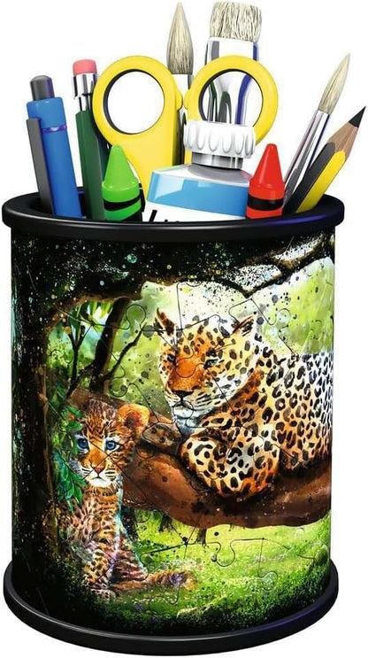 Ravensburger 3D Big Cats Pen Holder Puzzle – 54 Piece Organizer